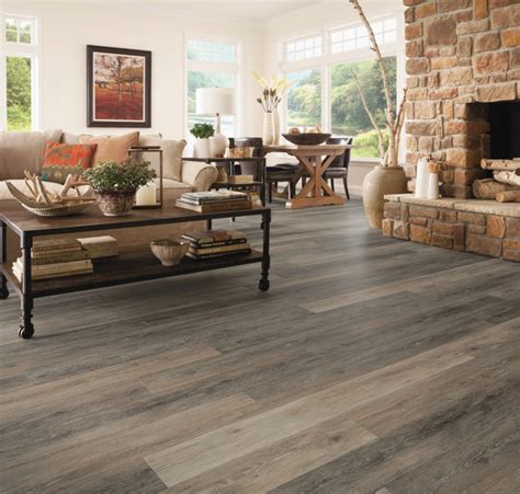 luxury vinyl plank flooring with attached pad
